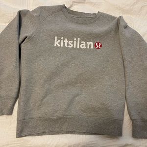 Kitsilano Lululemon Sweater Crewneck Sweatshirt Vancouver Grey Unisex Medium